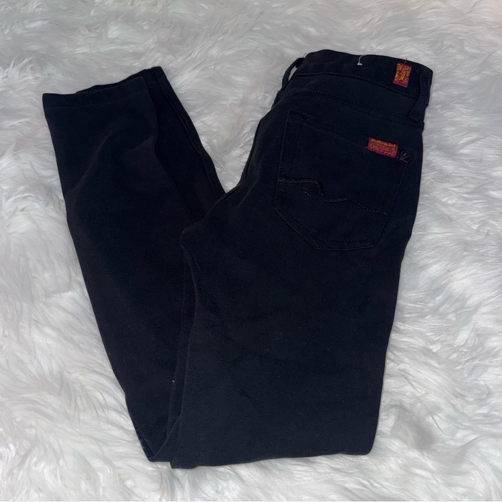 7 For All Mankind Black Girls pants